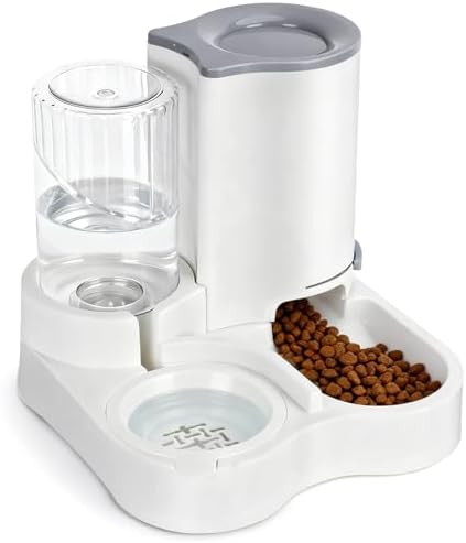 Nobleza - Comedero Bebedero Automático para Gatos 2 en 1 - D...