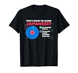 Das Design zeigt ein Diagram - Why I Want To Learn Japanese - bei dem der größte Teil auf - To Watch Anime without Subtitle - liegt. Ideal für alle Japanisch Spraschschüler.