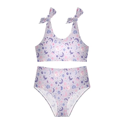 Image of Girls Two Piece Tankini Swimsuits Summer Bathing Suit Beach Swimwear Set