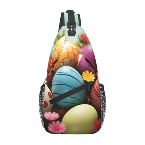 Bolso cruzado Sling para mujer y hombre negro miniatura 1