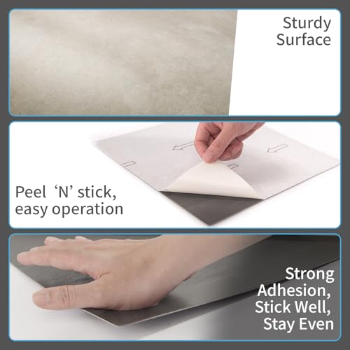 Art3d Peel and Stick Floor Tile, 30-Pack 12 x 12in. Covers 30 Sq.ft, Waterproof Vinyl Flooring Tiles Self Adhesive for Kitchen, Bathroom & Bedroom - Slate by Art3d - Image 6