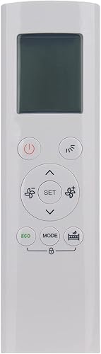 Allimity Mando a distancia reemplazado RG58BBGE apto para Midea Aire acondicionado Control remoto RG58B1BGE RG58A2BGEF