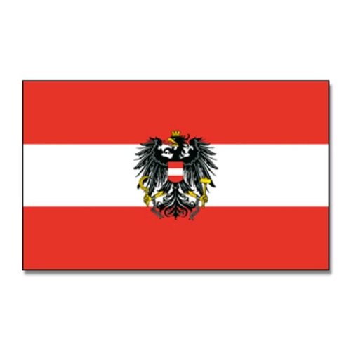 Preisvergleich Produktbild Flagge Österreich, Fahne Österreich mit Adler