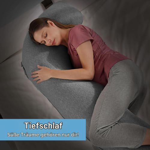 SHANNA Schwangerschaftskissen Seitenschläferkissen Pregnancy Pillow