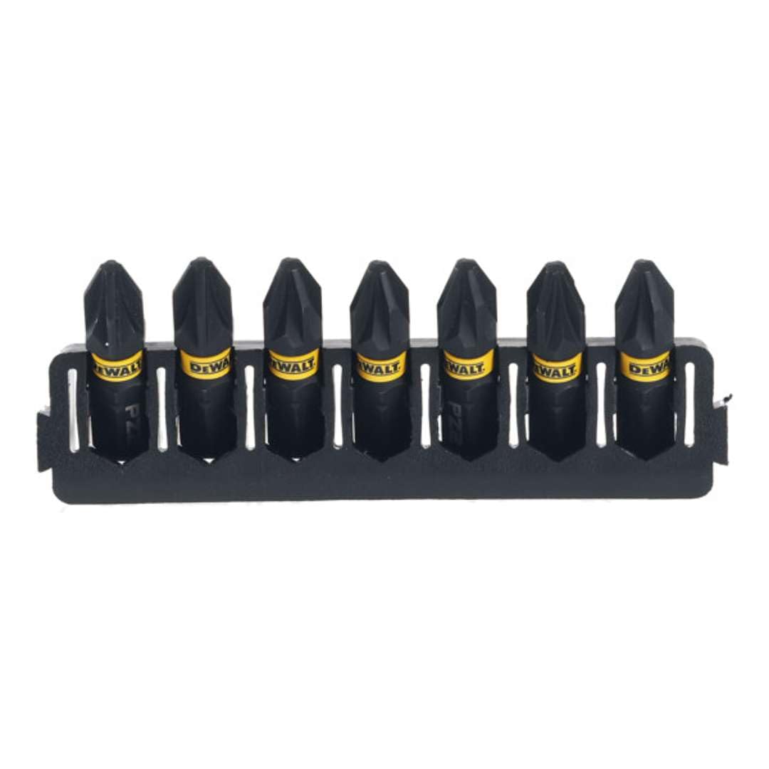 DeWalt 7 Piece FlexTorq PZ2 Screwdriver Bit Bar Set
