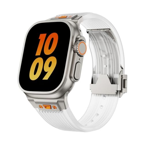 Bracelet silicone Apple Watch Ultra 2 49mm Series 10 46mm 45mm iWatch SE