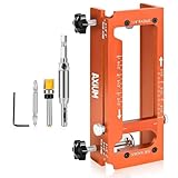 AXIUM Door Hinge Jig, Aluminum Alloy Door Hinge Router Jig Template,Adjustable Door Jamb Hinges Jigs, Fit Door Hinges Mortise from 2.5