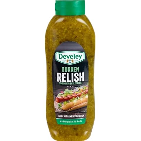 Develey Gurken Relish 875ml Plastikflasche Cover