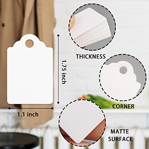 1500 Pieces Unstrung White Price Tags, Writable Marking Tags, Merchandise Jewelry Tags For Sale ( 1.75 X 1.1 Inch) #TOP3
