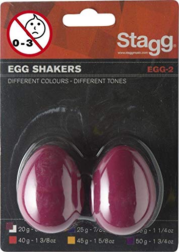 Stagg Egg Shakers (2-Piece Set) - Red