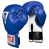 Title Boxing Classic Kid & Youth Boxing Gloves 2.0, Blue/White/Black, Youth