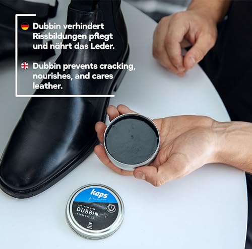 Kaps Lederfett Dubbin zur Pflege von Schuhen und Lederwaren