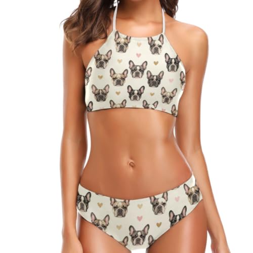 Maillot de bain imprimé FRODOTGV dos nu réglable idéal pour vos vacances
