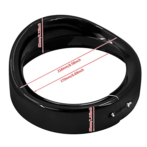 7 Inch Chrome Headlight Trim Ring 4.5 Inch Fog Light Trim