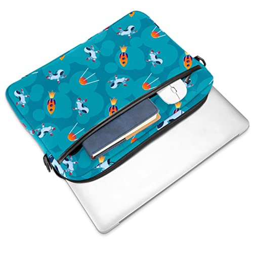 Sac ordinateur portable 13-14.5" arabesque bleu anti-rayures - 2