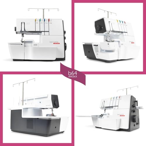 image for Bernette B64 Airlock Serger Overlocker with Air Threading | 1300SPM, 1