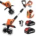 Saker 22V 3-Speed 360RPM Cordless Garden Tiller with 2x Batteries $62.99