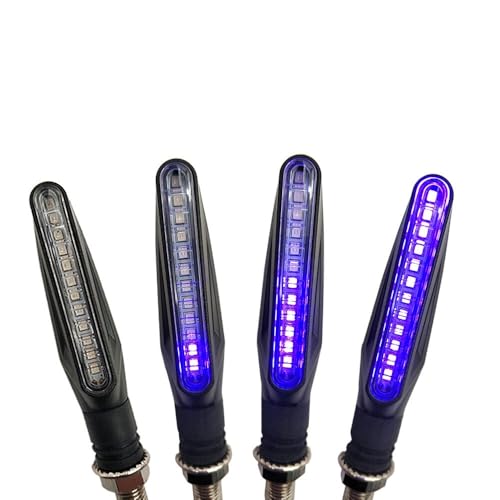 Clignotants de moto lumières LED étanches à défilement fluide pour YZF R1 R6