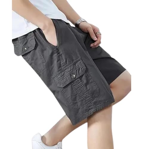 Image of Amazon Brand - INKAST Men Casual Cotton Shorts with Multiple Pockets Comfortable Breathable Fabric Stylish & Durable Design