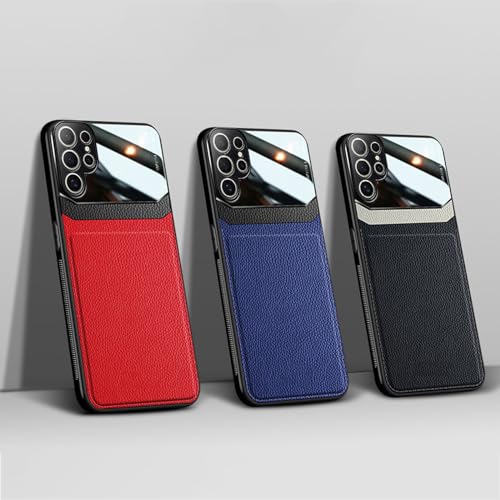 Protection objectif Samsung S25 coque fine cuir marron antichoc - 6