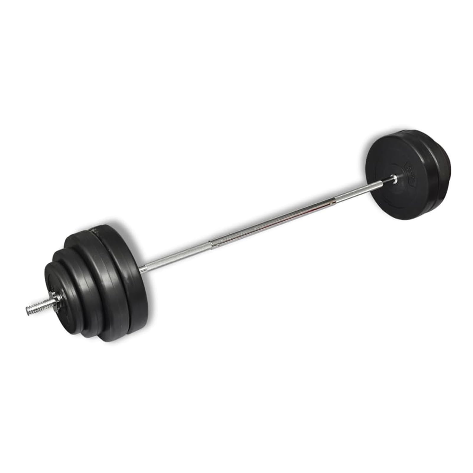 Amazon.co.jp: zhenfule バーベル プレートセット付き 60kg