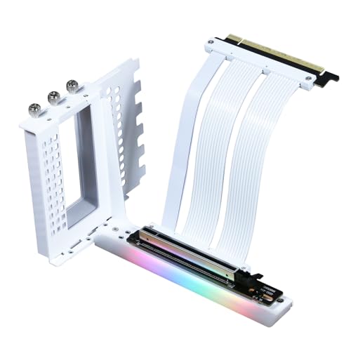 GIGA-MEGA PCIe X16 GEN5 ���C�g�A���O�����C�U�[�P�[�u�� PCIe 4.0 & 5.0 GPU�����}�E���g�u���P�b�g�t�� RTX4090�ARTX5090D�ARX7900XT�ARX9070 ATX�p(16cm GEN5 �z���C�g�u���P�b