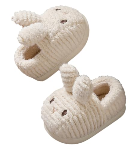 EMGILL Pantufas de coelho para crian&ccedil;as, quente, de pel&uacute;cia, confort&aacute;vel, para casa de inverno,...