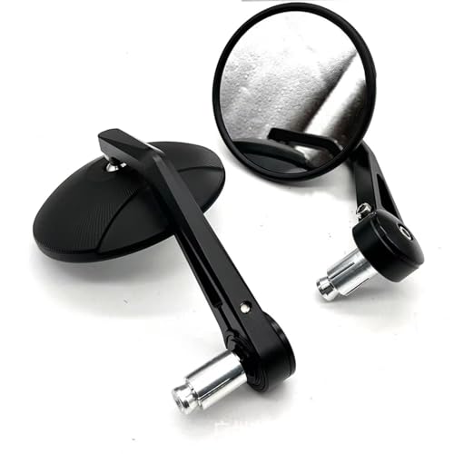 Rétroviseurs Moto 7/8'' Guidon Extérieur Rétro Moto 22mm pour ER6N Z900 Z650 Z800 Ninja300 Black