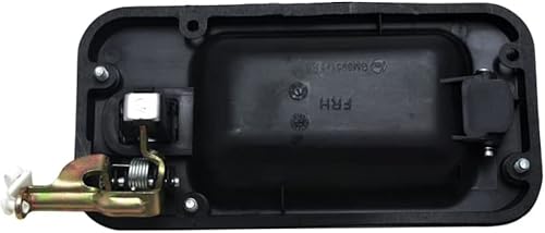 Miniatura 6 de KarParts360 Manija de puerta exterior para Hummer H2 2003 04 05 06 07 08 2009 Bisel negro del lado del pasajero delantero con palanca cromada