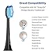 REDTRON Replacement Brush Heads Compatible with Philips Pro Results, 8 Pack Electric Toothbrush Heads for FlexCare, ProtectiveClean, HealthyWhite, EasyClean and PowerUp, Black