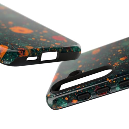 Coque Samsung S24 bulles orange pour sublimer votre style - 3