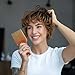 Cricket Ultra Smooth Hair Pick Comb for Volumizing, Detangling, and Reducing Frizz - Enriched with Argan, Olive Oil, and Keratin Infused, Ideal for Curly, Thick, and Long Hair