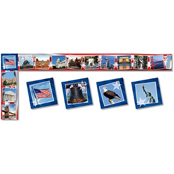 Historical America All Around The Learning Materials Board Trimmer Classroom Decorations Nst4241 North Star Teacher Resource