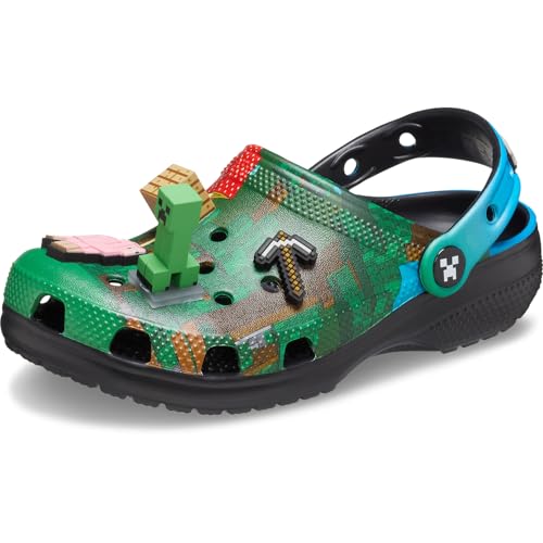 Crocs Minecraft Classic Clog K, Drewniaki Unisex Dziecko, Biały, 34 EU