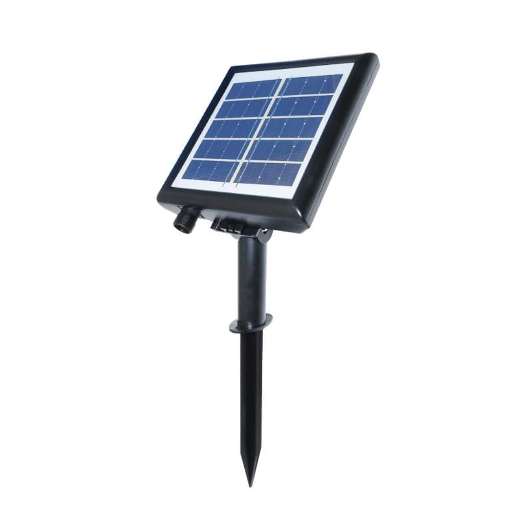 M Ledme – Guirlande lumineuse solaire d'extérieur à LED de 7,5m avec 10 ampoules, couleur RGB à intensité variable, étanche IP65, décoration pour terrasse, jardin, patio, entrée et fêtes