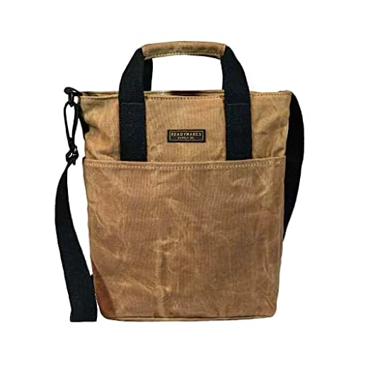 Heavy Duty Waxed Canvas Crossbody Messenger Bag