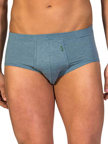 ZD ZERO DEFECTS | Calzoncillo Slip Soja | Comodidad Sin Costuras | Talla: 52 - Color: Azul