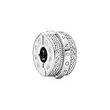 PANDORA Sparkling Pave Lines & Logo, Clear CZ
