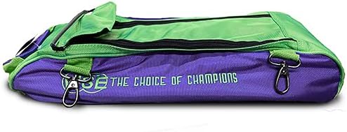 Vise Shoe Bag Add On 3 Ball Roller Bowling Bags - Grape/Green