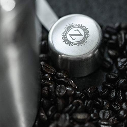 Coffee Vault Premium Coffee Canister Airtight | Large Stainless Steel Coffee Container by Zurich for 500g Coffee Storage with Measure Scoop | Roasted Coffee Beans and Ground Coffee Freshness Protected