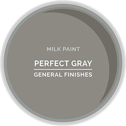 General Finishes Water Based Milk Paint, 1 Gallon, Perfect Gray