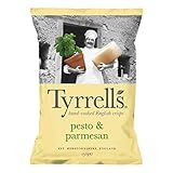 Le sachet de 150g Tyrrell\'s Chips de pommes de terre saveur pesto - Le sachet de 150g