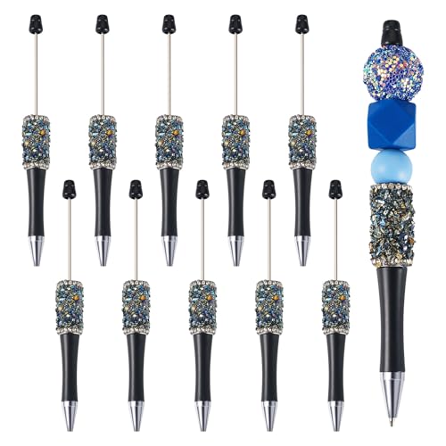 Fabrication de stylos à bille en cristal avec strass et fournitures scolaires de 14 cm
