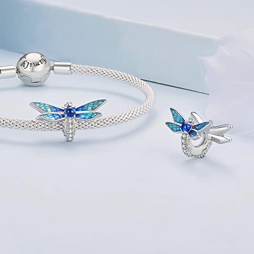Dije de libélula de plata 925 Bsc859 un accesorio versátil para combinar en tu día a día 6