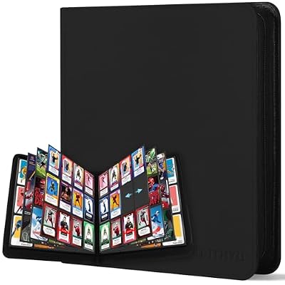 WITHYU Álbum de Colección de 12 Bolsillos, Capacidad 720Cartas, Carpeta Impermeable para Carpetas, Carga Lateral con Cremallera para TCG, Fútbol y Tarjetas Coleccionables, Portátil (Negro) | Ya disponible en tu tienda friki favorita! En mundofriki.es! WITHYU Álbum de Colección de 12 Bolsillos, Capacidad 720Cartas, Carpeta Impermeable para Carpetas, Carga Lateral con Cremallera para TCG, Fútbol y Tarjetas Coleccionables, Portátil (Negro) | Ya disponible en tu tienda friki favorita! En mundofriki.es!