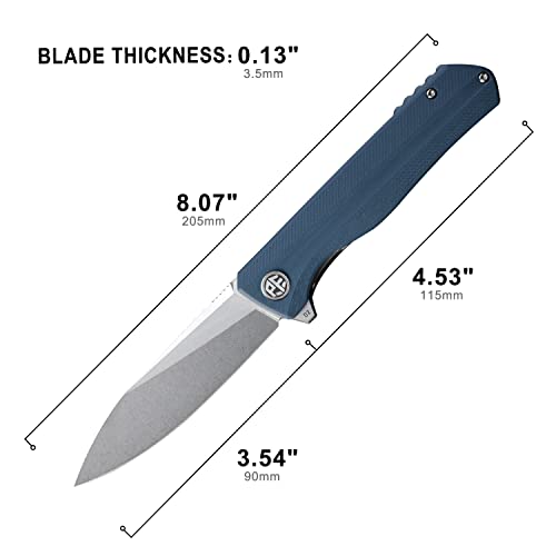 Image of Petrified fish PF818 3.54 inch D2 Steel Blade Pocket Folding Knife