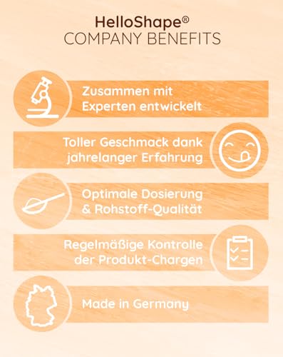 Hello Shape Flavour Powder Vanille: Geschmackspulver fast ohne Kalorien – vegan, ballaststoffreich, mit Laktase, vielseitiges Flavour Pulver Lebensmittelaroma 250g Pulver