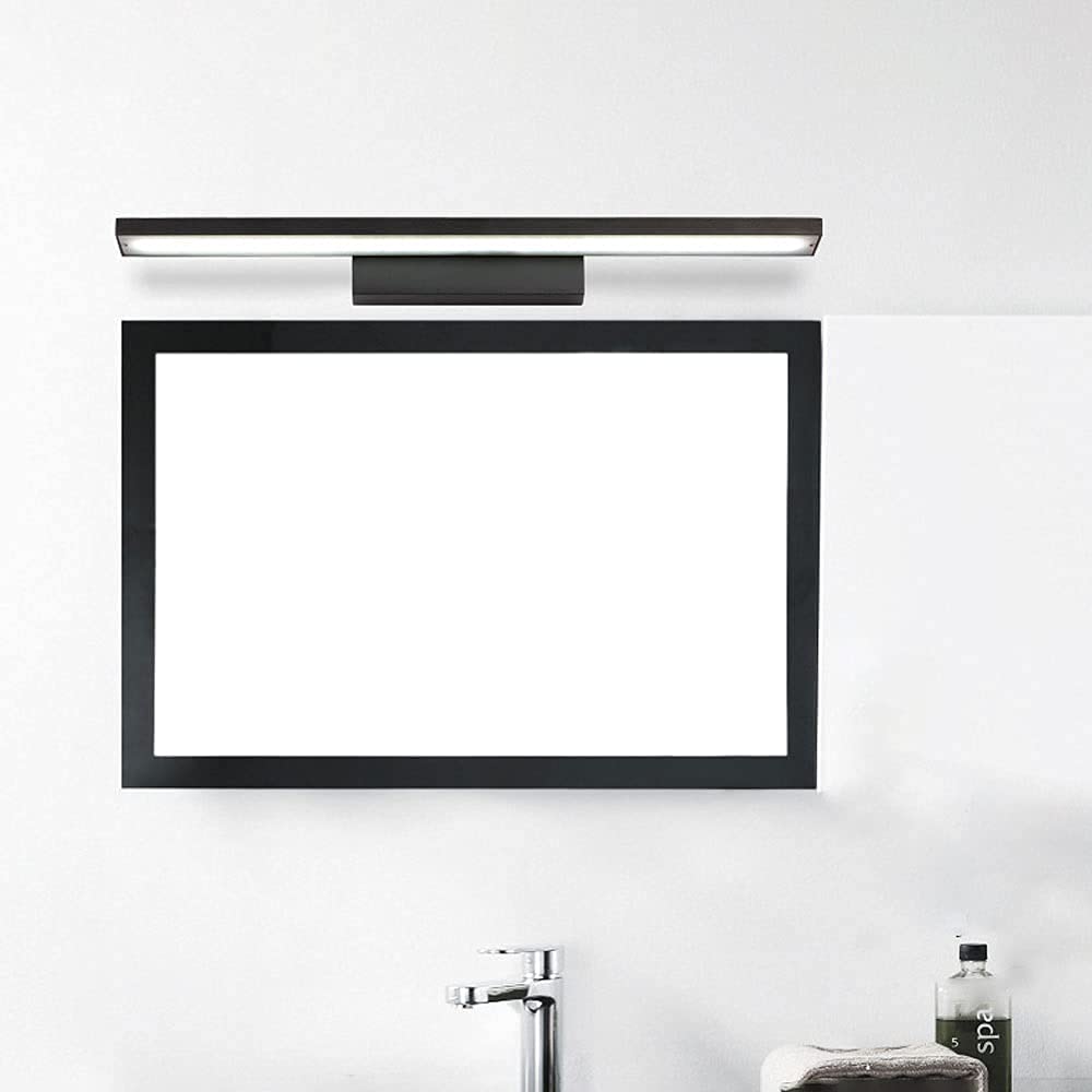 Spiegelleuchte für Badezimmer mit LED-Licht, Frontleuchten mit nordischem Spiegel, Frontbeleuchtung mit Spiegel, 60 cm, 12 W, Lampen für Badezimmerspiegel über dem Schrank