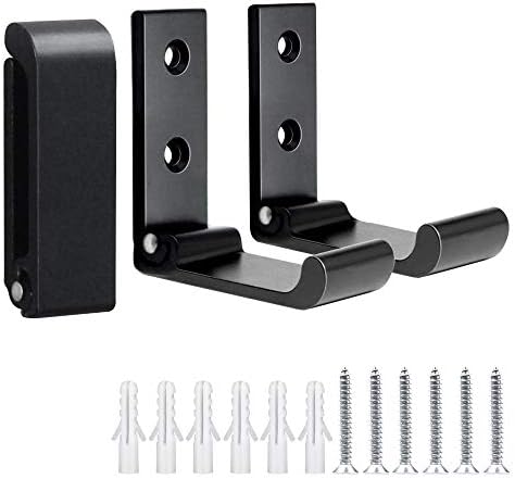 SNAGAROG 3 Pcs Folding Coat Hooks, Aluminum Wall Mount Hook Foldable Wall Hook Single Coat Hooks Home Storage Hooks Coat Hook for Kitchen Bathroom Bedroom Living Room Wall Door Cabinet (Black)