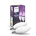 Price comparison product image Philips Hue White Colour Ambiance E14 Candle Smart App Controled Bulb Twin Pack